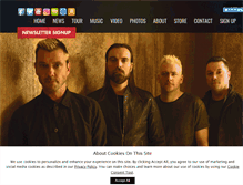 Tablet Screenshot of gavinrossdale.com